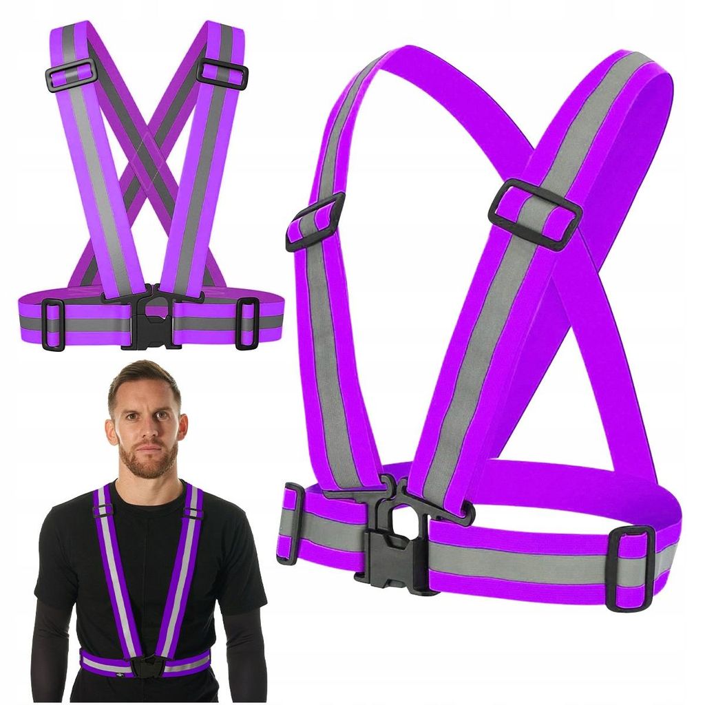 Reflektierende Weste – Lila