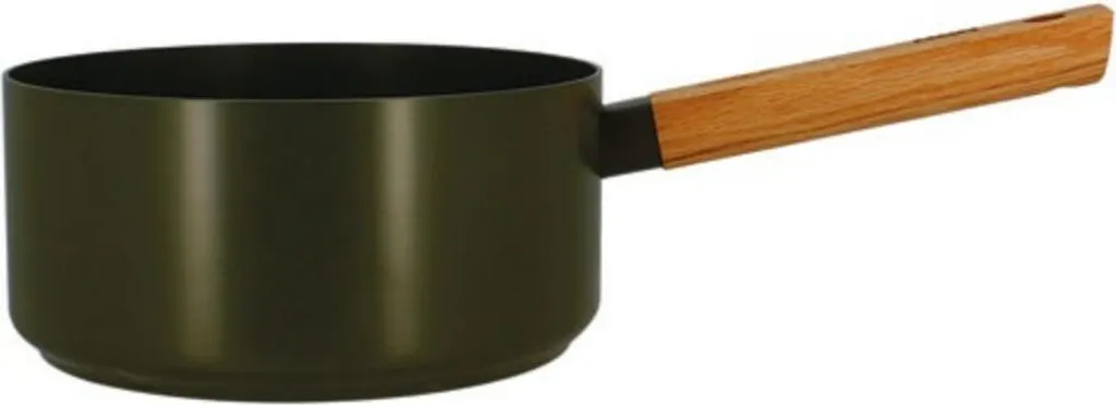 Casserole 20 cm Ector Ogoliving Kaki en aluminium pour induction