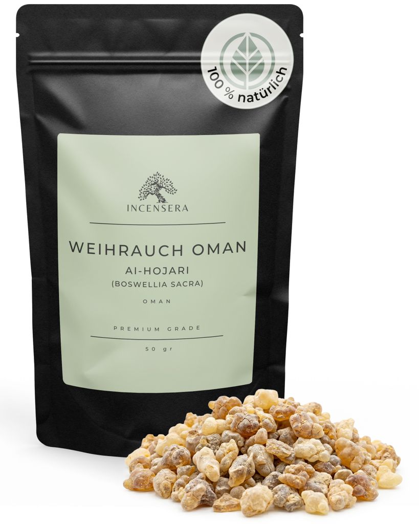 Incensera Weihrauch zum Räuchern, 50 gr aus dem Oman, Produktbild 
