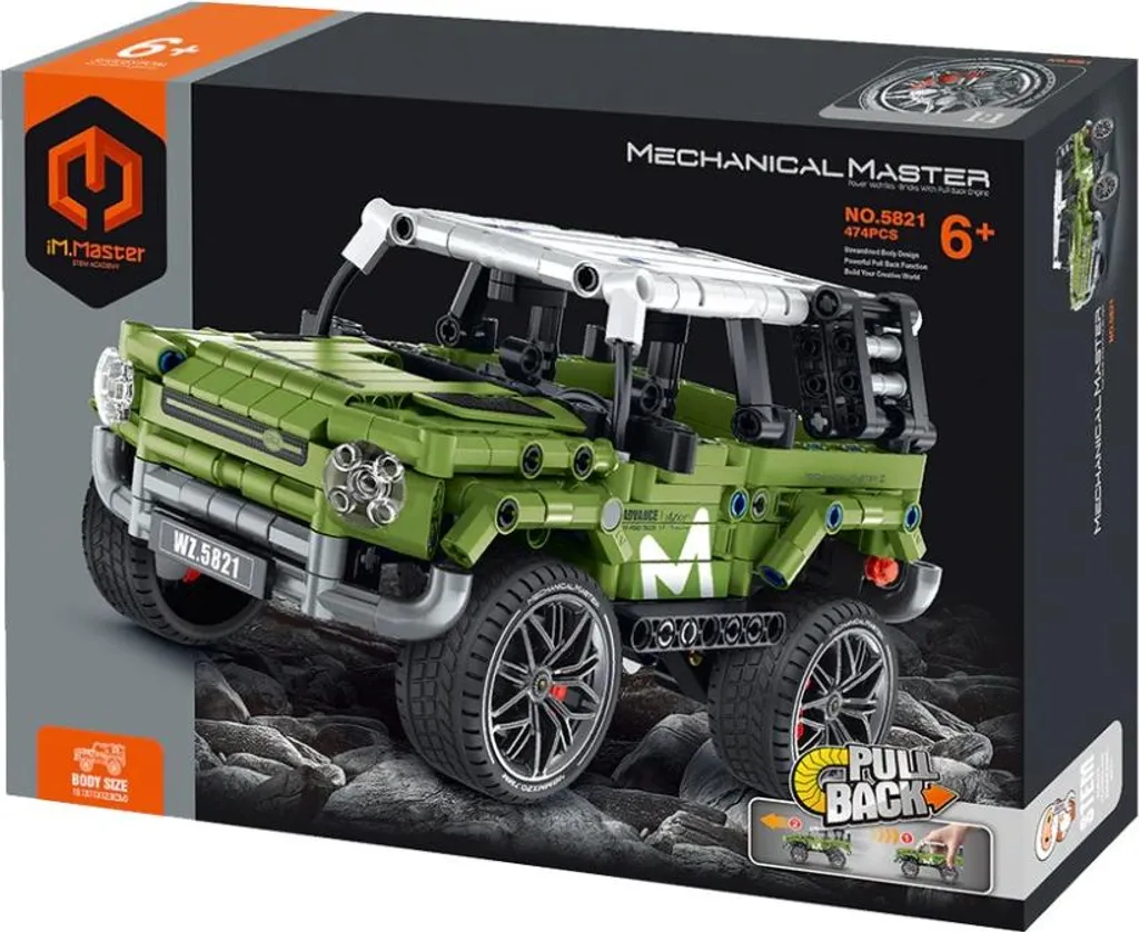 Jeep Verte IM.MASTER 5821 : Montage Facile et Solide avec 474 Pièces