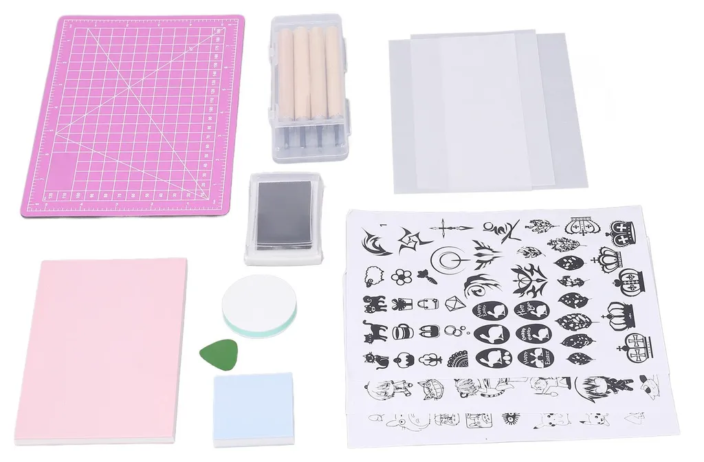 Gravez sans effort vos tampons avec ce kit A5 complet et boîte de tri