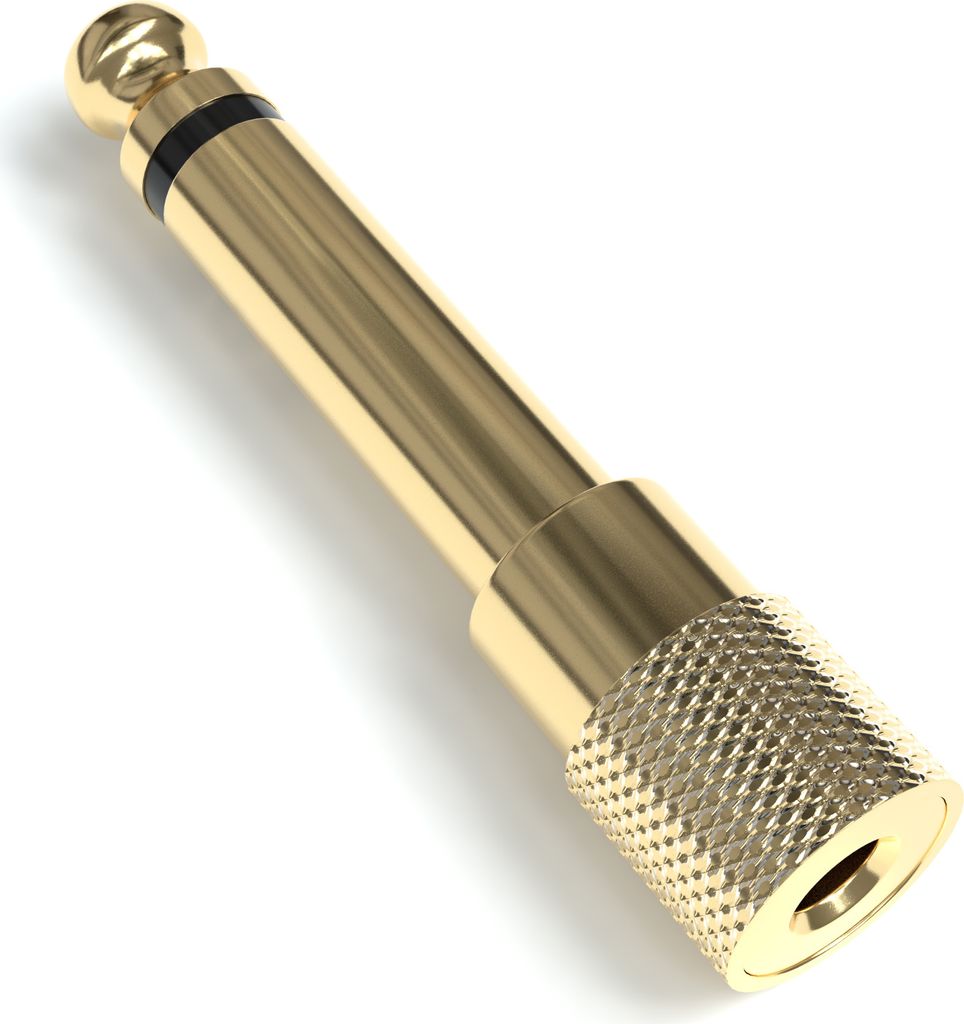 Klinke Adapter Mono 3.5mm auf 6.35mm Stecker Aux Mono Audio