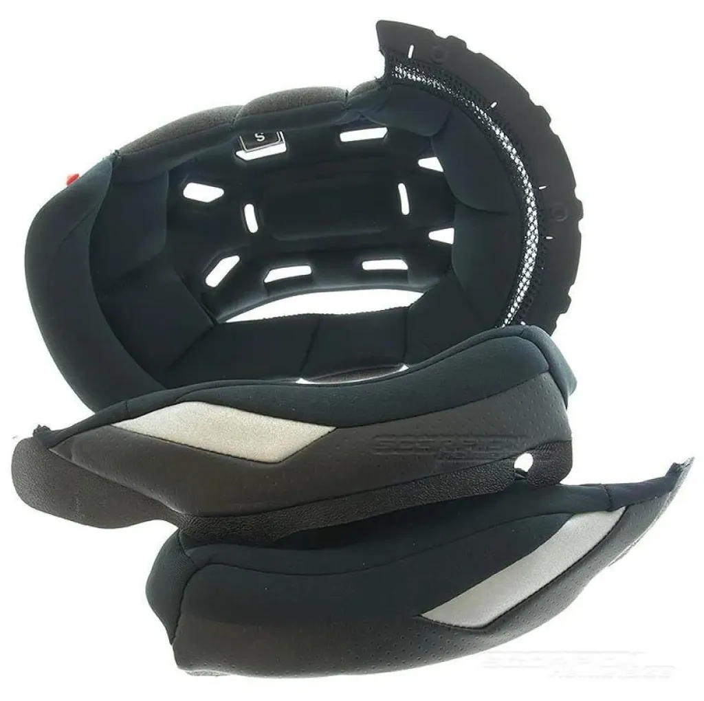 Doublure de Casque Scorpion Exo-230 XL Noire - Idéal Entretien Moto