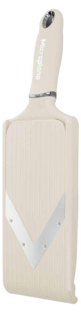 Microplane Verstellbarer V-Hobel PureCut Cashmere beige Produktbild 