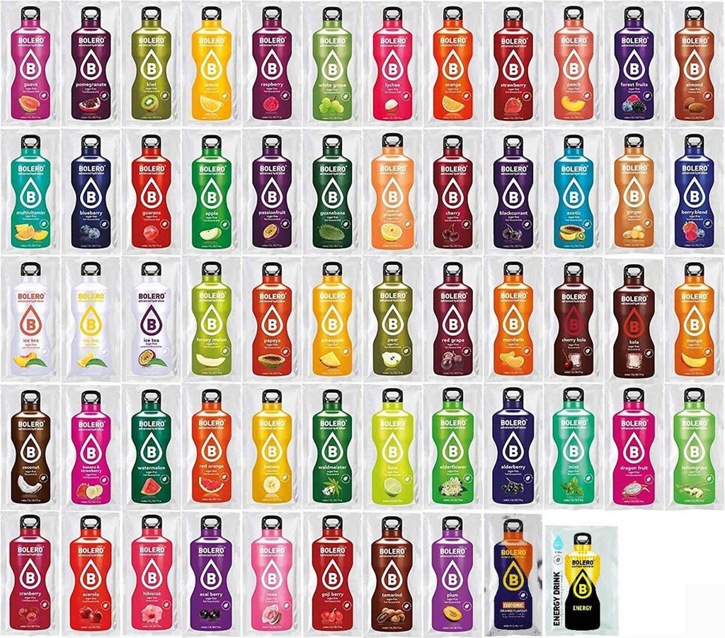 Bolero Mix Box 54 sáčkov s nápojovým práškom bez cukru 9g Obrázok produktu 