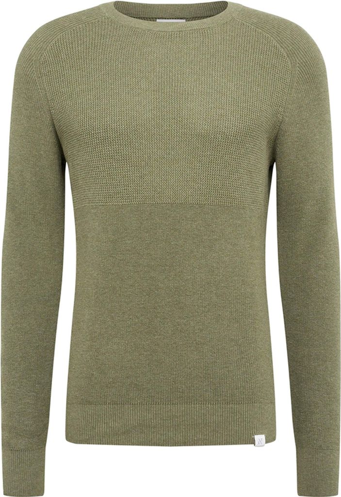 Nowadays trui NOS022 750 oil green