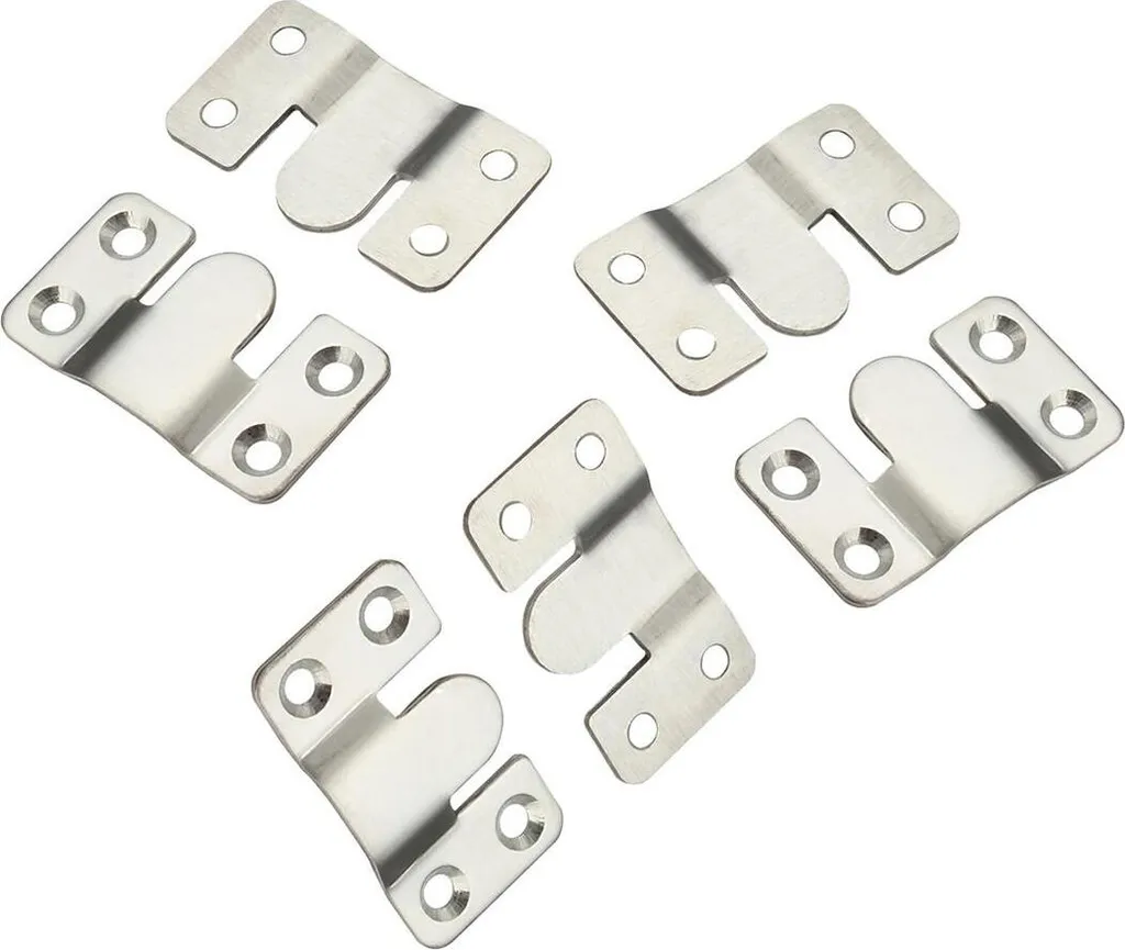 Connettori Divano a Scatto 54x30mm | Kit Blocca Mobili Imbottiti