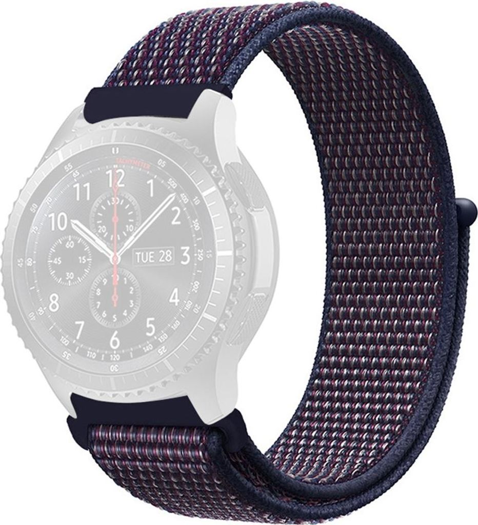 Armband für Samsung Galaxy Watch6/5/5Pro/4/3 20mm flexibel Klettverschluss Nylon