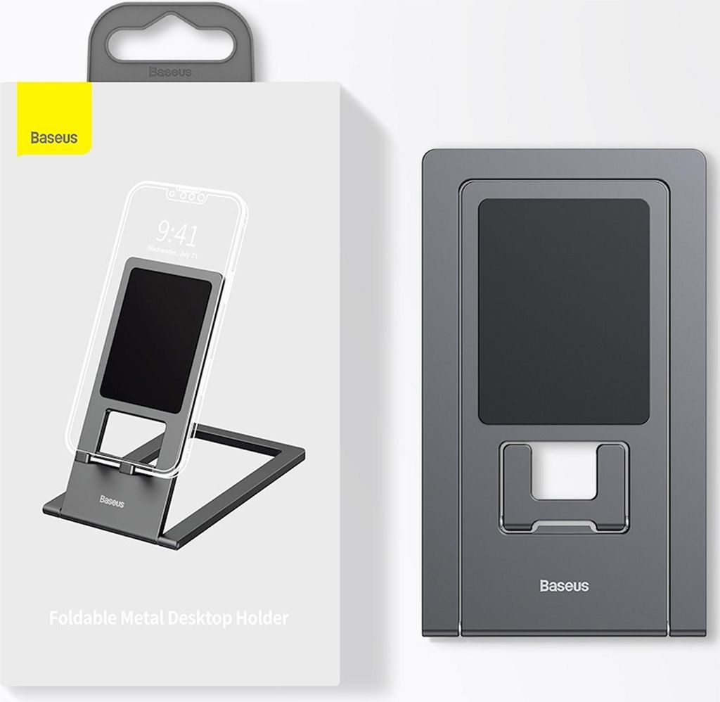 Baseus Folding Desk Stand Tablet Holder Graphite Image du produit 