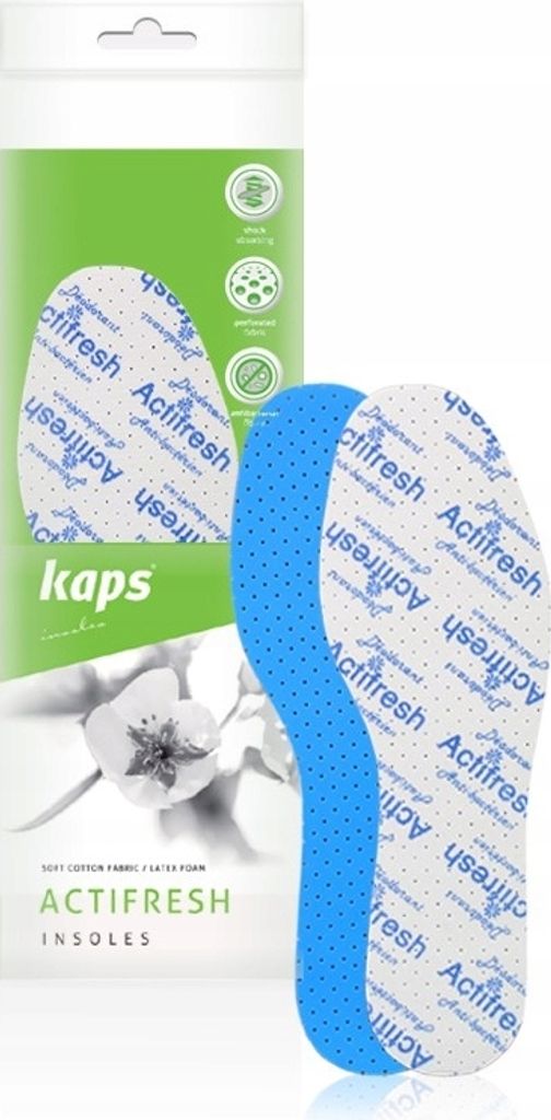 Kaps Actifresh atmungsaktive antibakterielle Schuheinlagen Produktbild 
