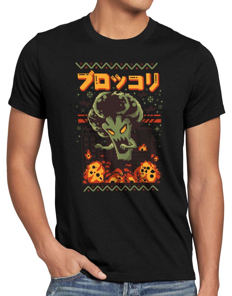 style3 Christmas Broccozilla Herren T-Shirt