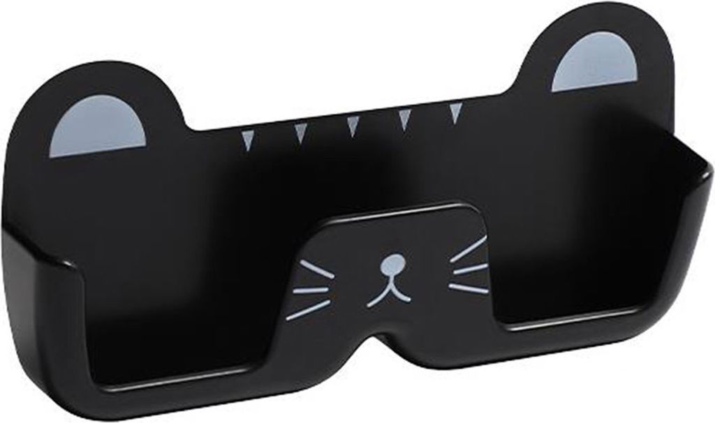 An der Wand montierter Brillen-Organizer, langlebiges ABS-Material, geruchsfreies Design, erhöhtes Aufbewahrungsregal für Linsenhalter