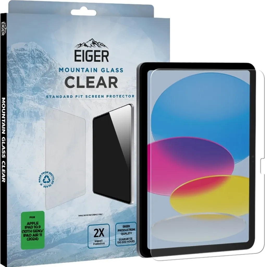 Eiger Schutzglas Apple iPad Pro 11 pouces vitre protection écran 9H - 5