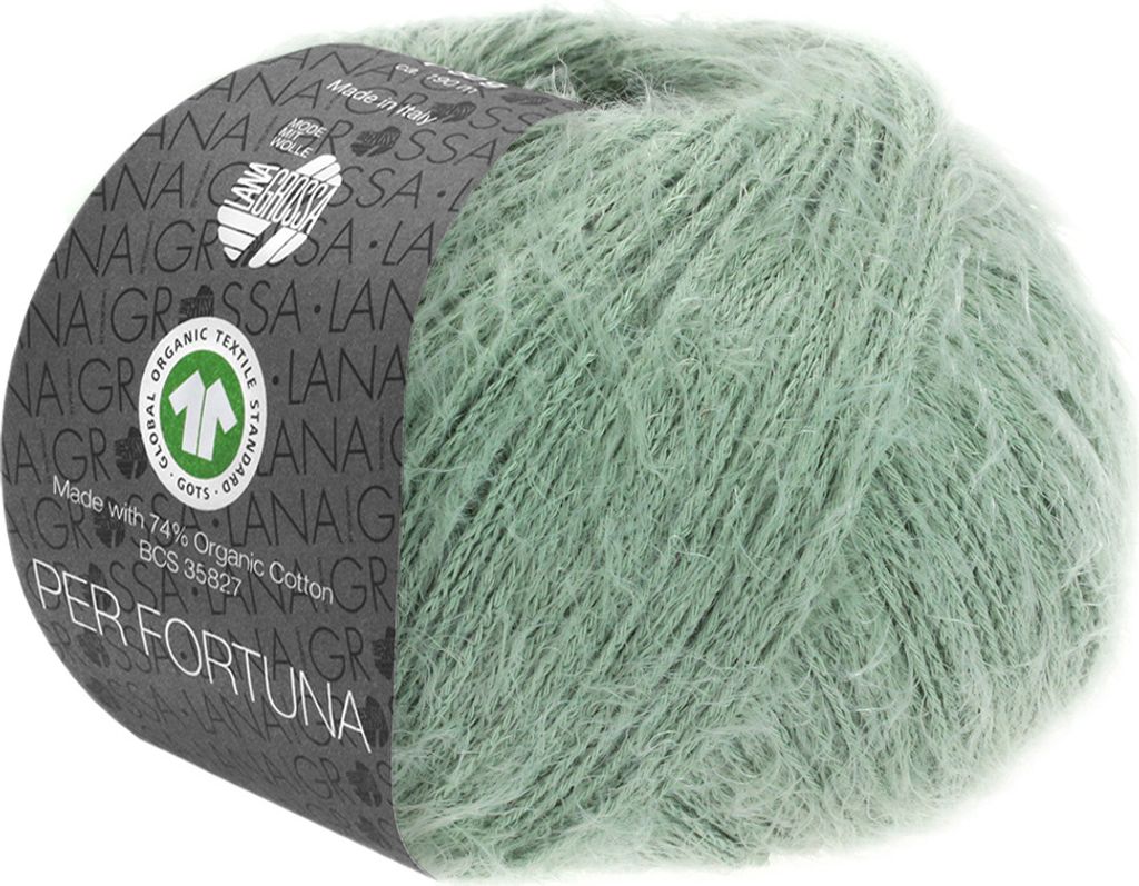 Lana Grossa Per Fortuna 014 Resedagrün 50g Produktbild 