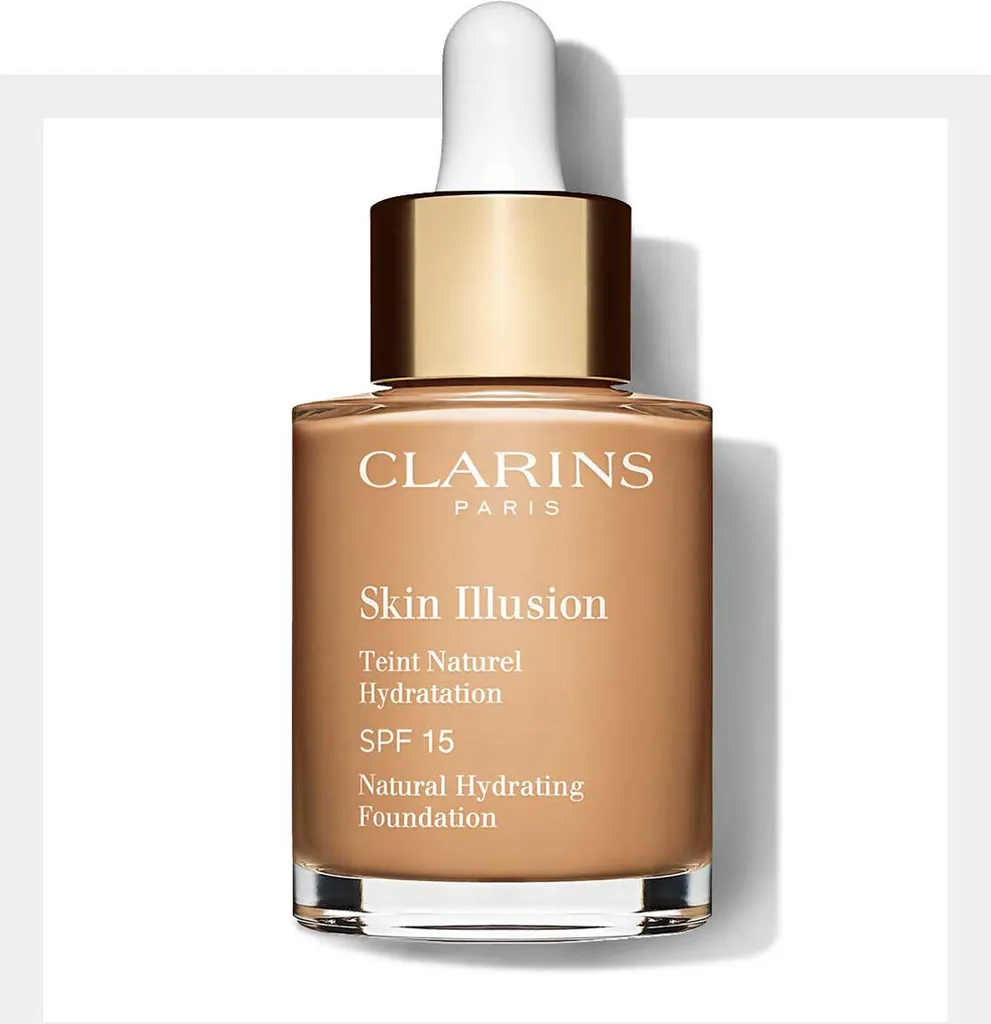 Clarins Skin Illusion 110 Auburn Fond de Teint SPF 15 Éclat Naturel 30ml