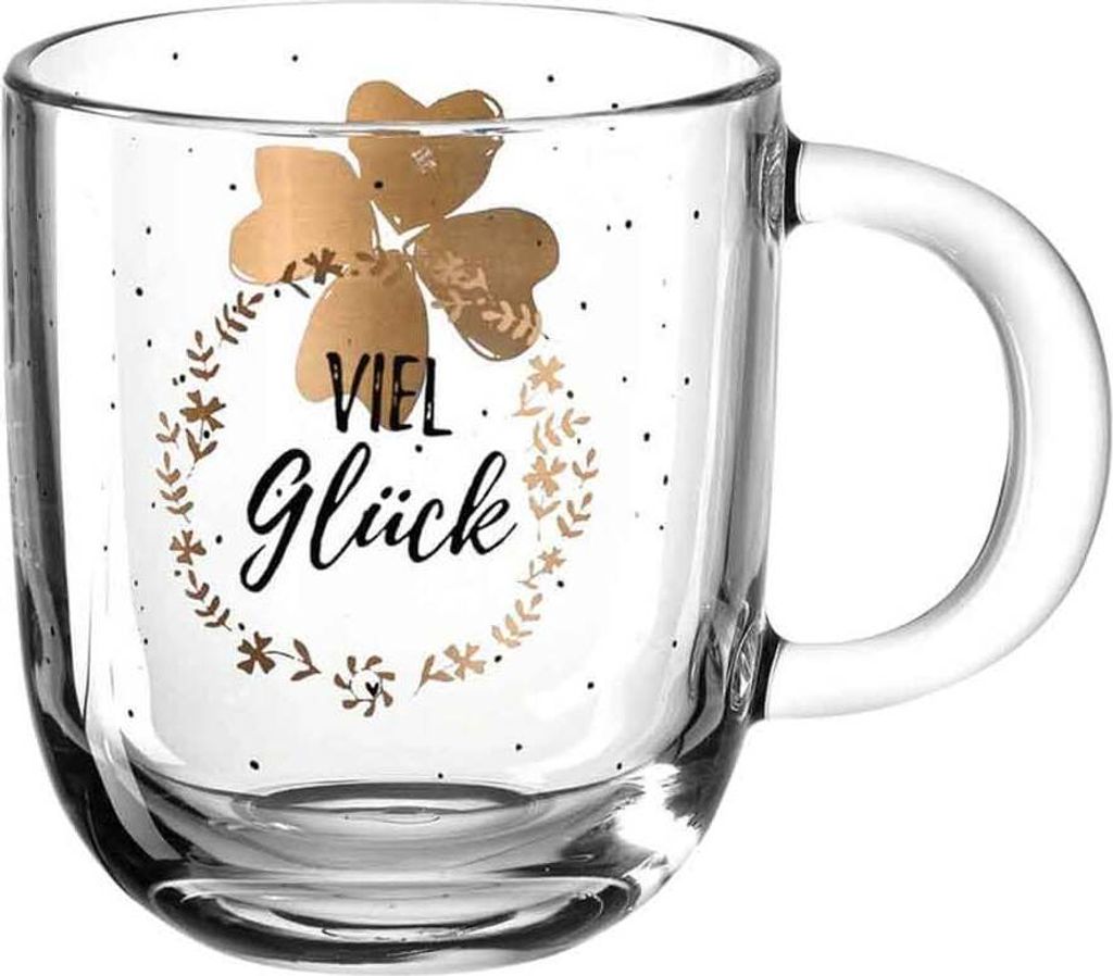 Leonardo Tasse Emozione 400 ml Viel Glück mit schönem Produktbild 
