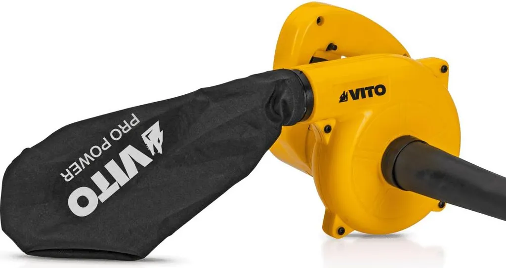 Aspirapolvere soffiatore 600 W Compatto Potente 120 km/h Leggero 1,5 kg VITO - 10