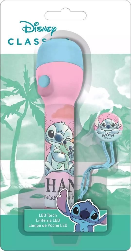 Torcia Grande Stitch Disney LED - Luce Notturna per Sogni Tranquilli - 3