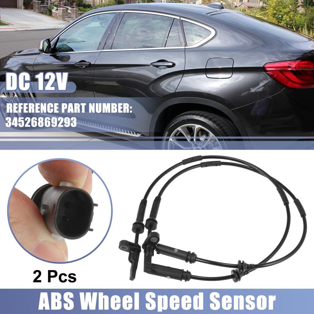 2 Stück Auto Raddrehzahlsensor Hinten Links Rechts 34526869293 ABS