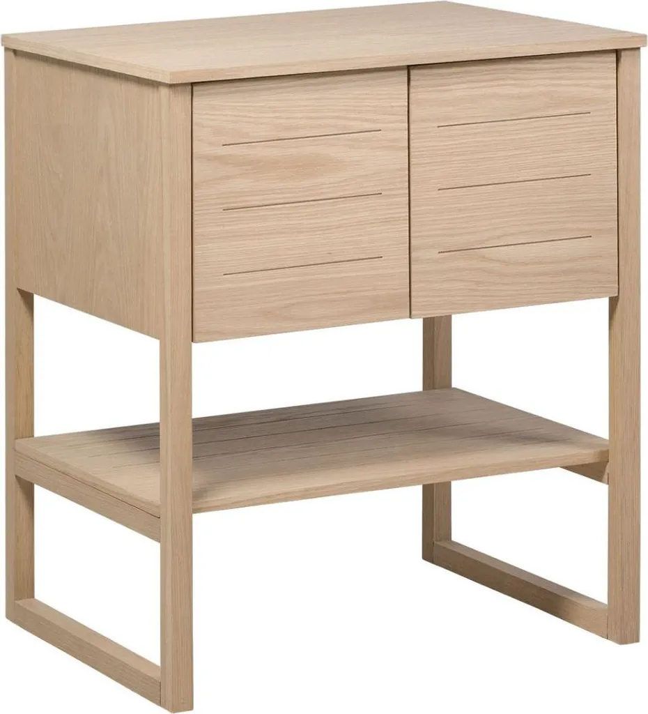 Meuble sous vasque 70cm chêne ATOLL pour rénovation salle de bain zen