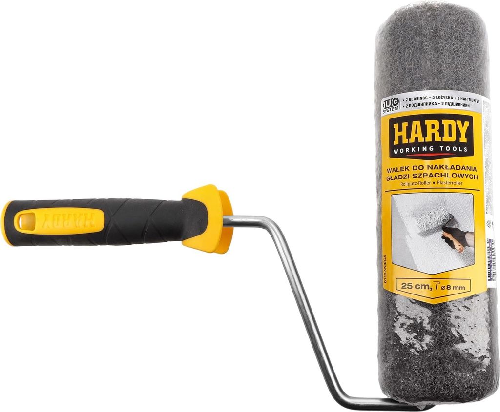 Hardy spachtelroller, 25 cm met steel, geschikt voor het Productafbeelding 