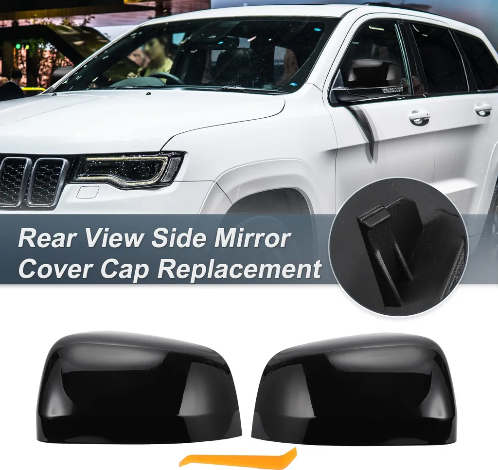 Rénovation Rétroviseurs Rayés Noir Brillant pour Jeep Grand Cherokee Pack 2