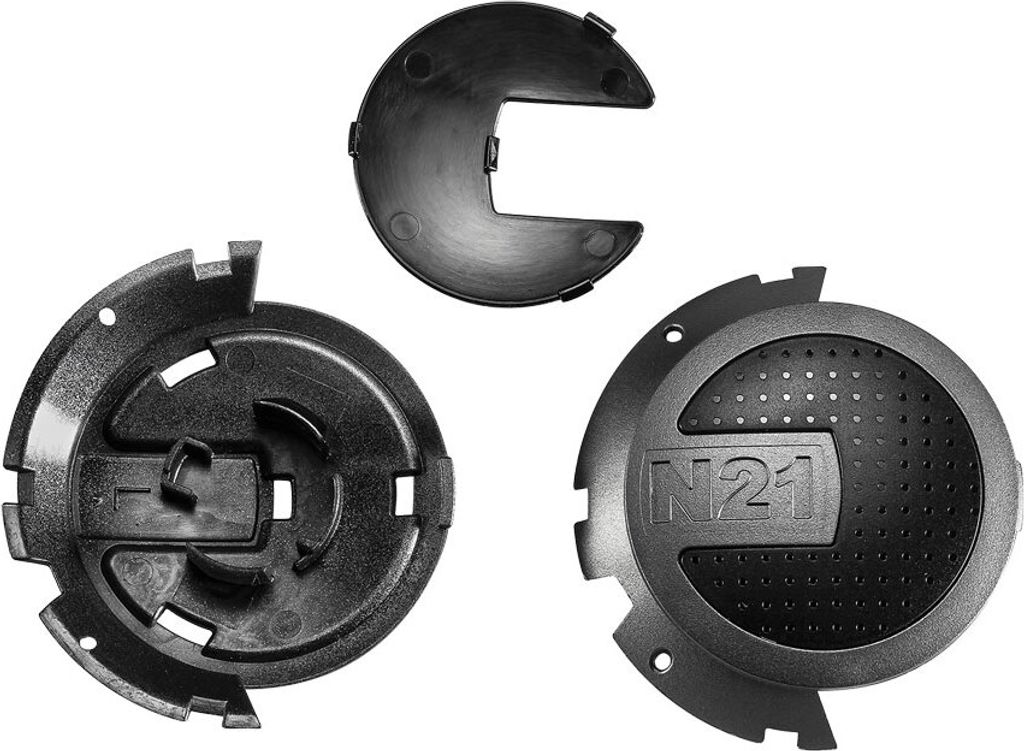 Płytki NOLAN N21 VISOR Dark Inox Flat Black Zdjęcie produktu 