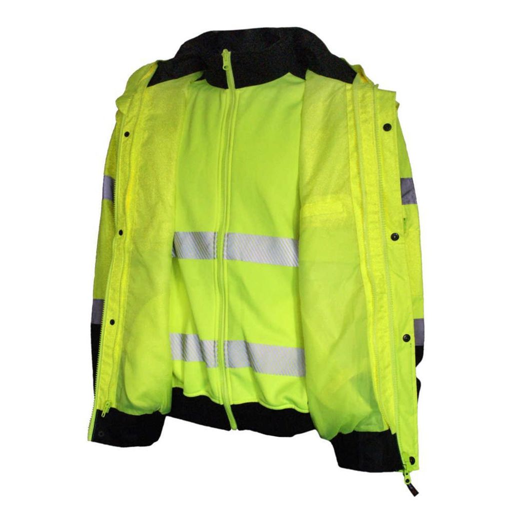 Arbeitsjacke ARBEITSJACKE KARDIF SOFTSHELL GELB ABNEHMBAR (SOFT-KARDIF_Y_L)