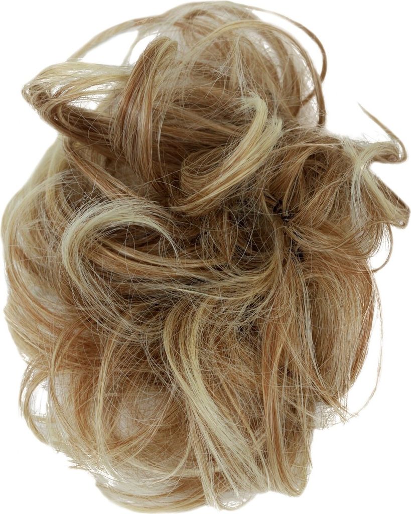 WIG ME UP Scrunchie Haargummi Kunsthaar Blond-Mix Produktbild 
