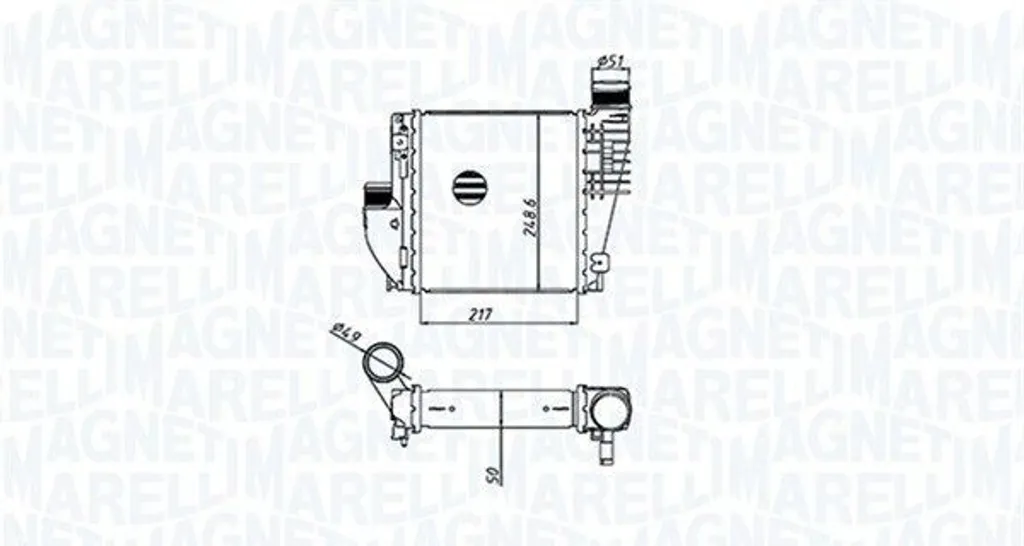 Réparer Turbo Opel Grandland X avec Intercooler Magneti Marelli 351319