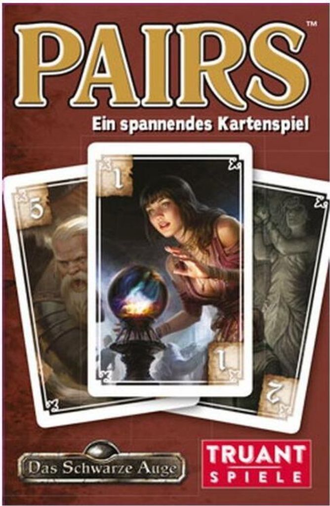 PAIRS Das schwarze Auge Kartenspiel für 2-8 Spieler ab 8 Jahren