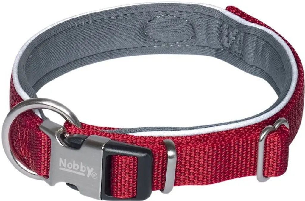Nobby collier "Classic Preno Royal" rouge L: 28-34 cm; B: 15/20 mm
