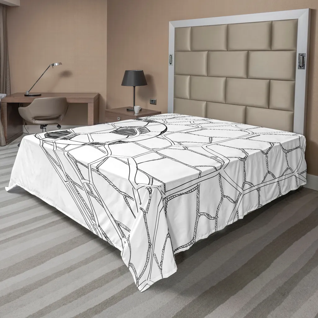 Drap de lit grand format pour chambre ado fan de Foot, 266 cm x 260 cm