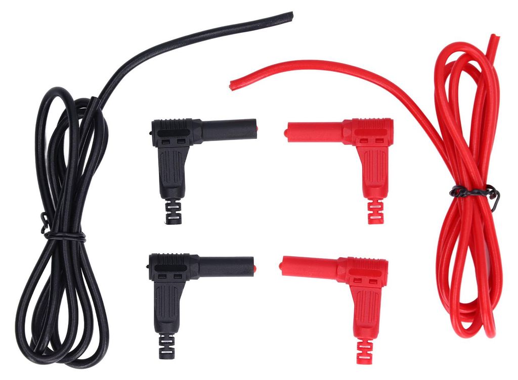 1 Satz 4-mm-Bananenstecker-Prüfleitung (Stecker auf Stecker) für Multimeter 70017