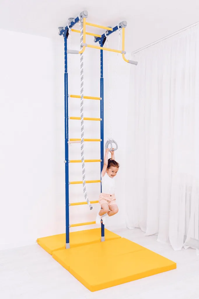 Espalier Comet 2 pour enfant : solution sport intérieur vert clair
