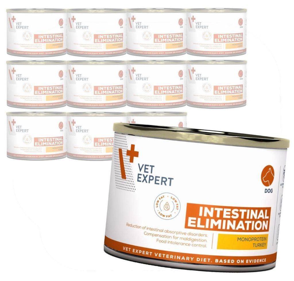 VetExpert Veterinary Diet Intestinal Elimination Low Fat Produktbild 