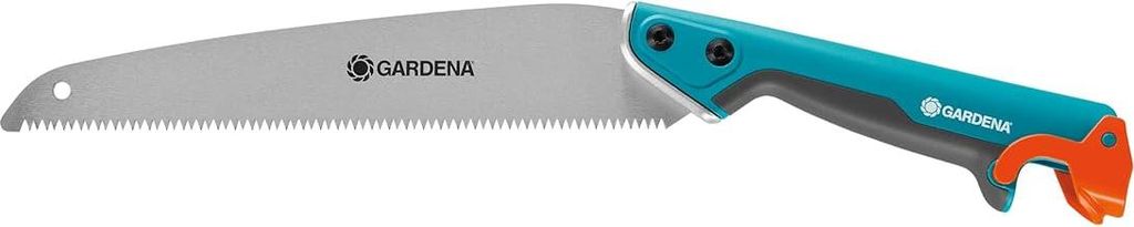 Gardena combisystem-Gartensäge 300 PP: Astsäge mit geschränkter Zahnung, 325 mm Blattlänge, abrutschsicher dank Stopper am Griffende, ergonomis...