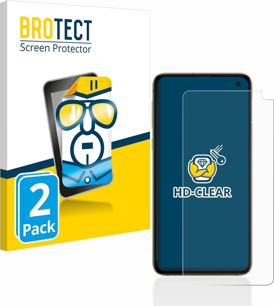 2x Für Samsung Galaxy S10e Schutzfolie BROTECT Displayschutz Display Schutz Folie Klar Transparent