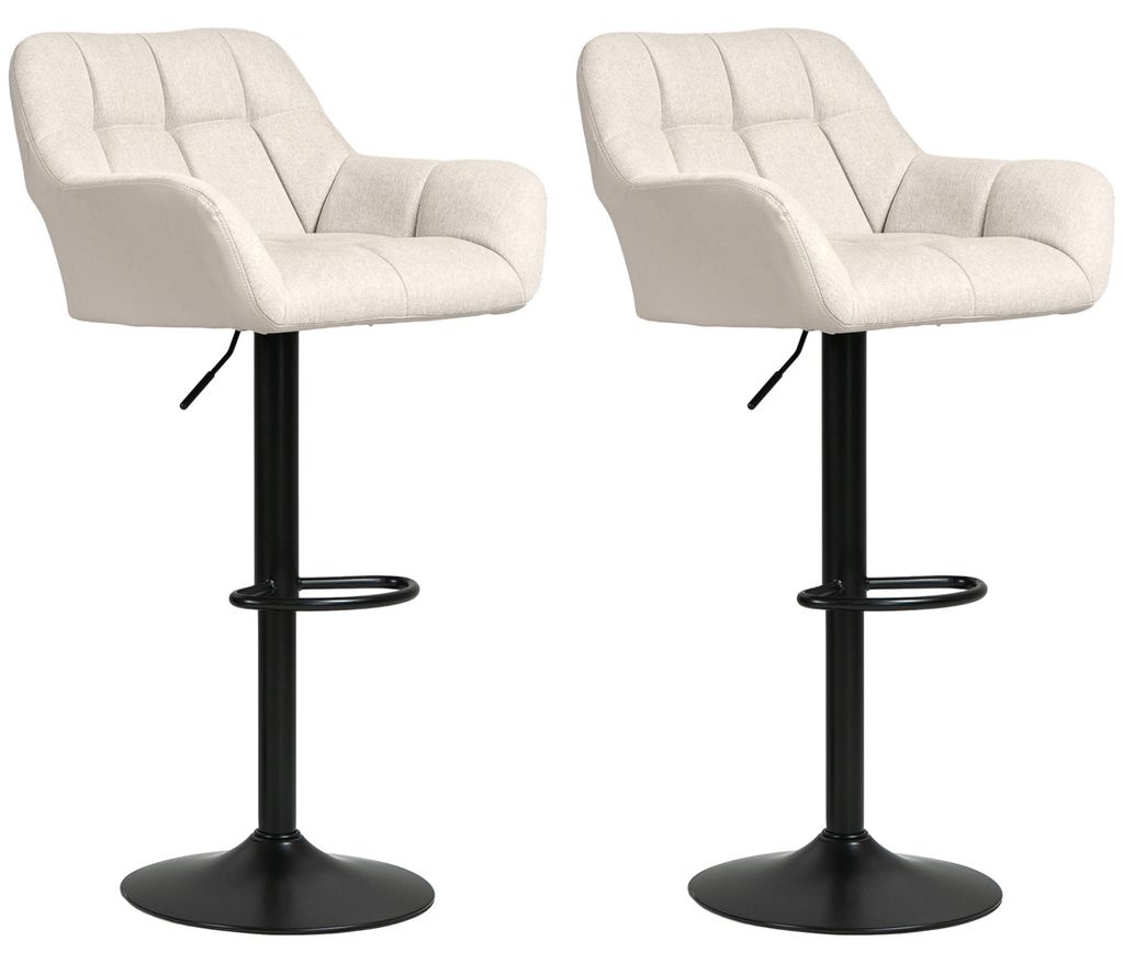 HOMCOM Barhocker 2er-Set Tresenhocker Höhenverstellbar Produktbild 