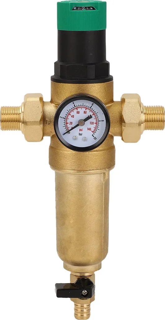 Vanne de régulation de pression d'eau de précision DN20 en laiton massif