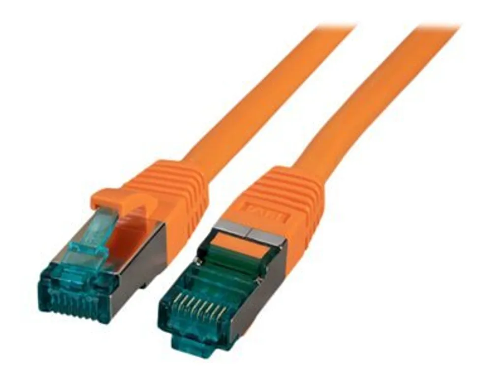 Cavo LAN 10m Cat 6A EFB Arancio | 10Gbps S/FTP Schermato | Top Qualità