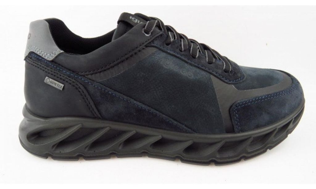 Igi & Co. UNTGT 66413 LEDER-VELOURS sportlicher Schnürer Produktbild 