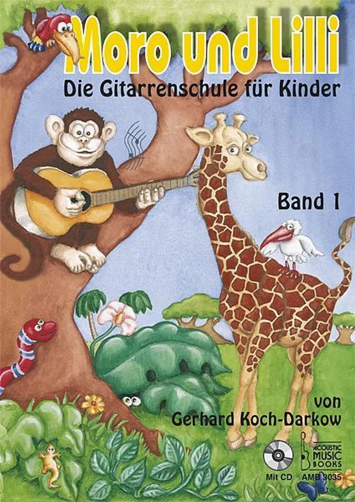 Méthode guitare ludique Moro und Lilli livre illustré de musique