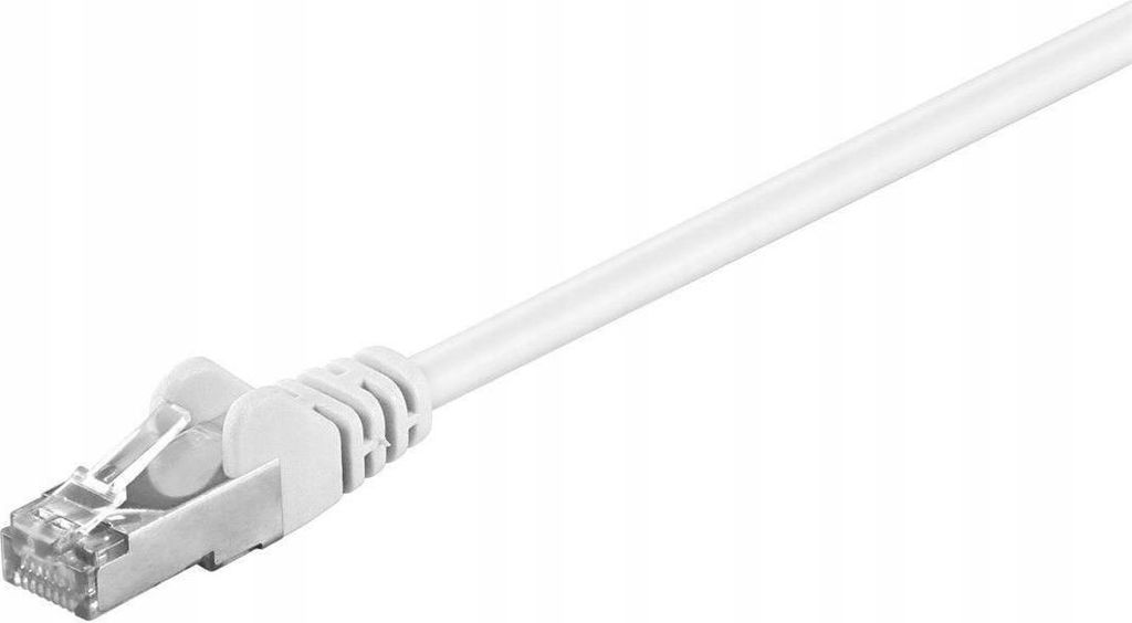 MicroConnect F/UTP CAT5e 0,25 m, weißes PVC