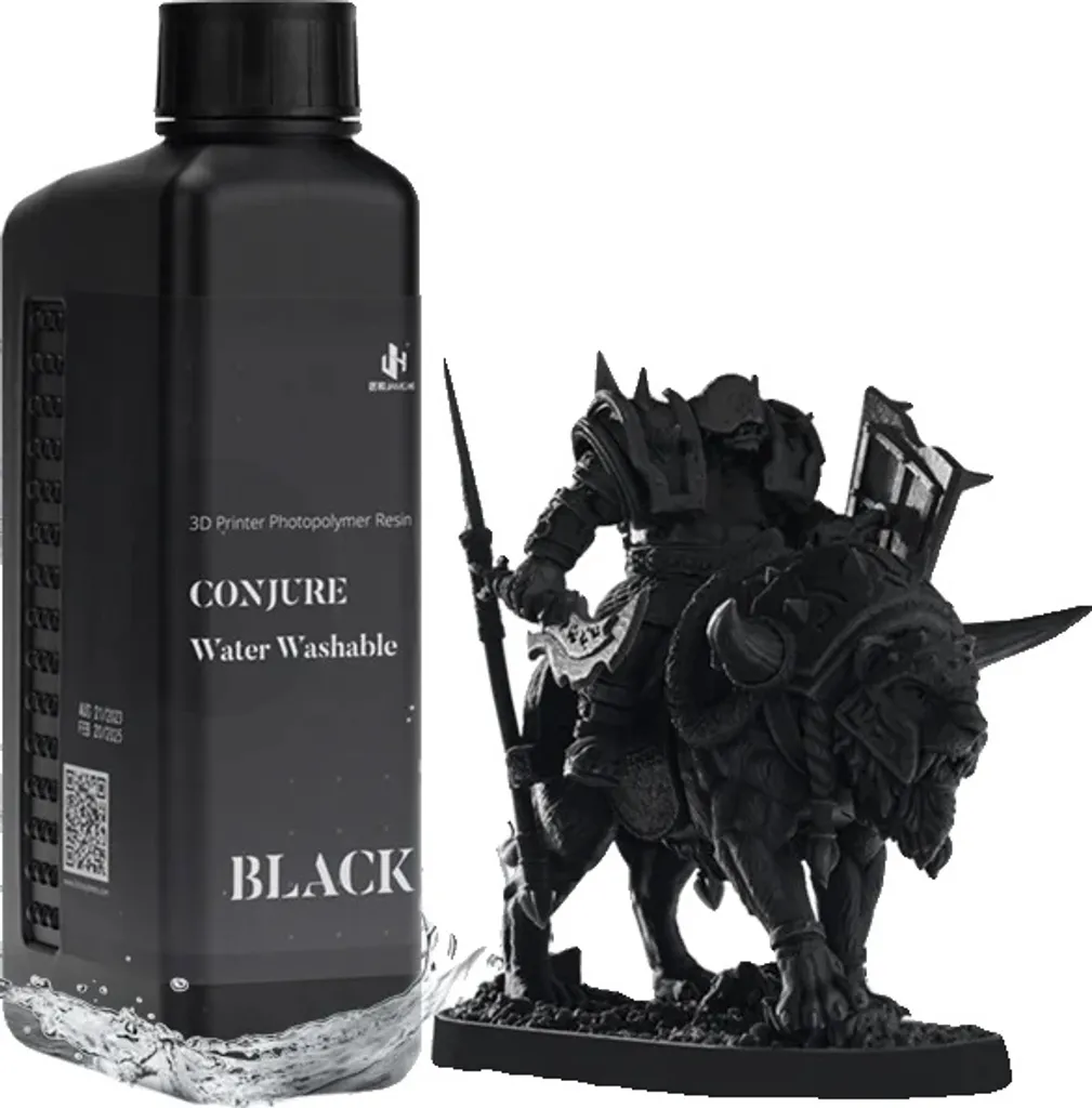 Resina 3D Nera 1kg Water-Washable: Basso Odore e Risultati Professionali