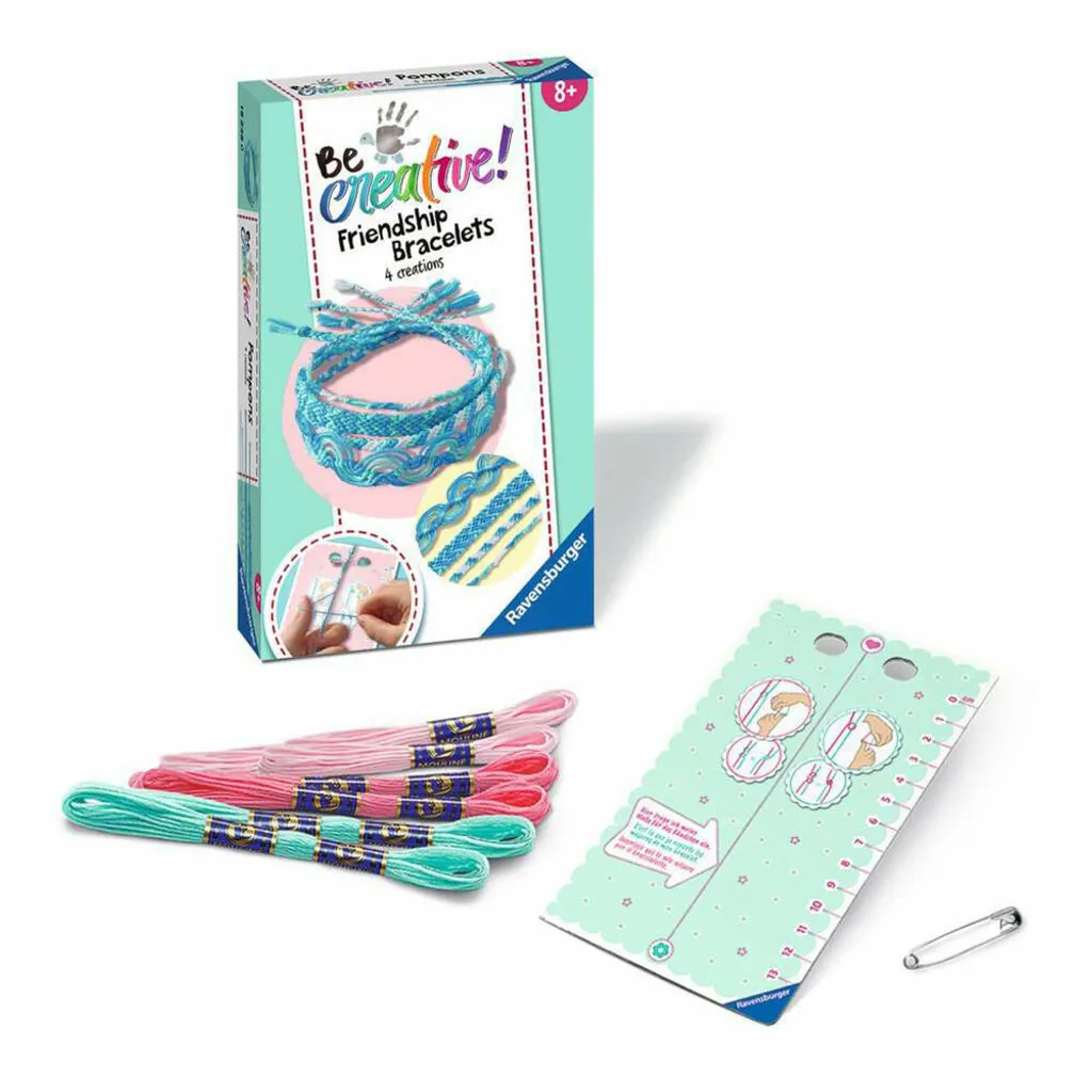 Activité manuelle bracelets d'amitié pour occuper les enfants de 8 ans