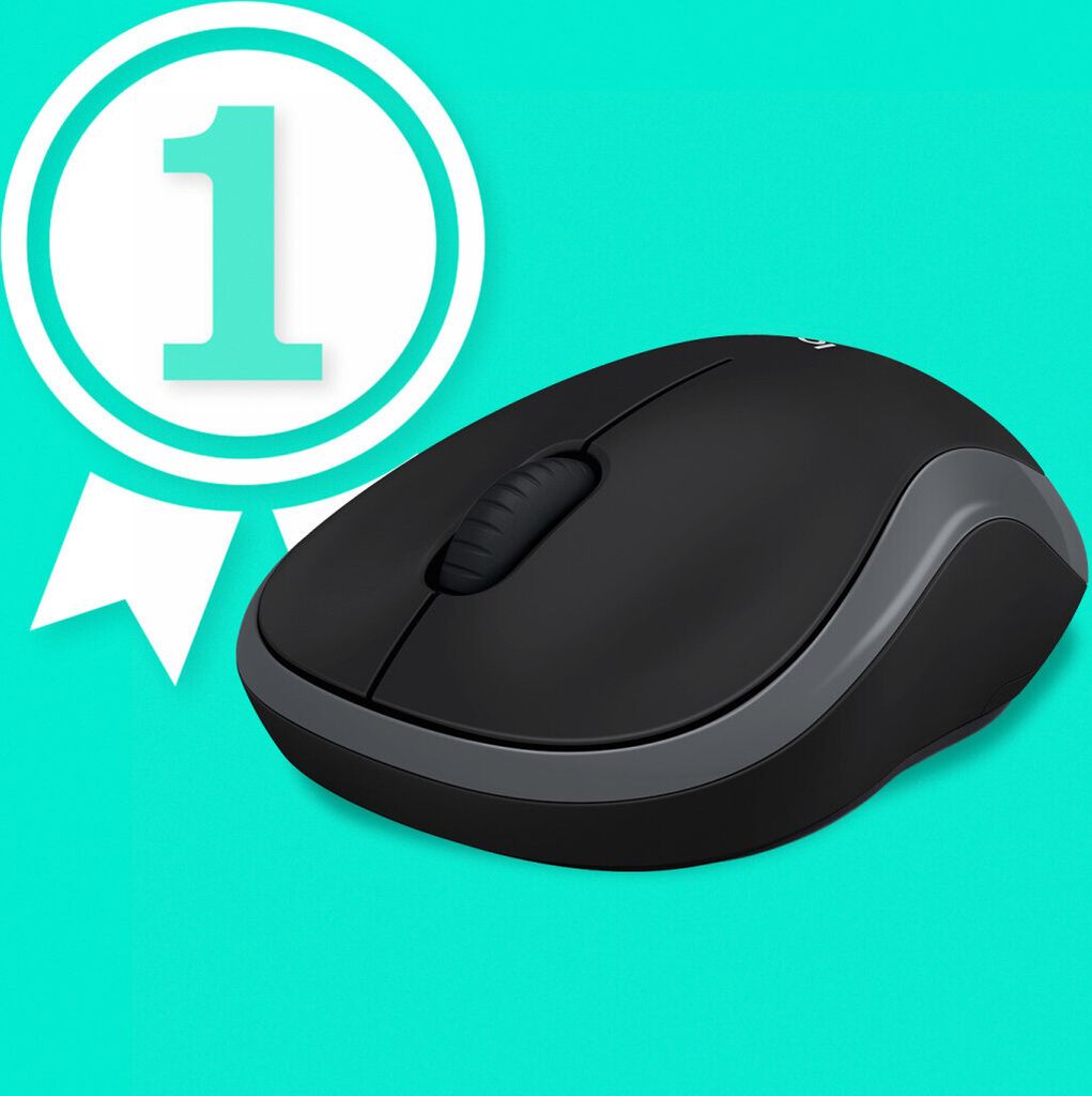 Mysz optyczna Logitech M185 bezprzewodowa ciemnoszara Zdjęcie produktu 22