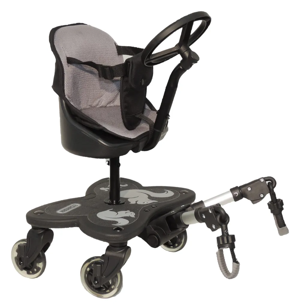 Siège Poussette Frère et Sœur Cozy C-Rider EICHHORN avec Volant de Jeu