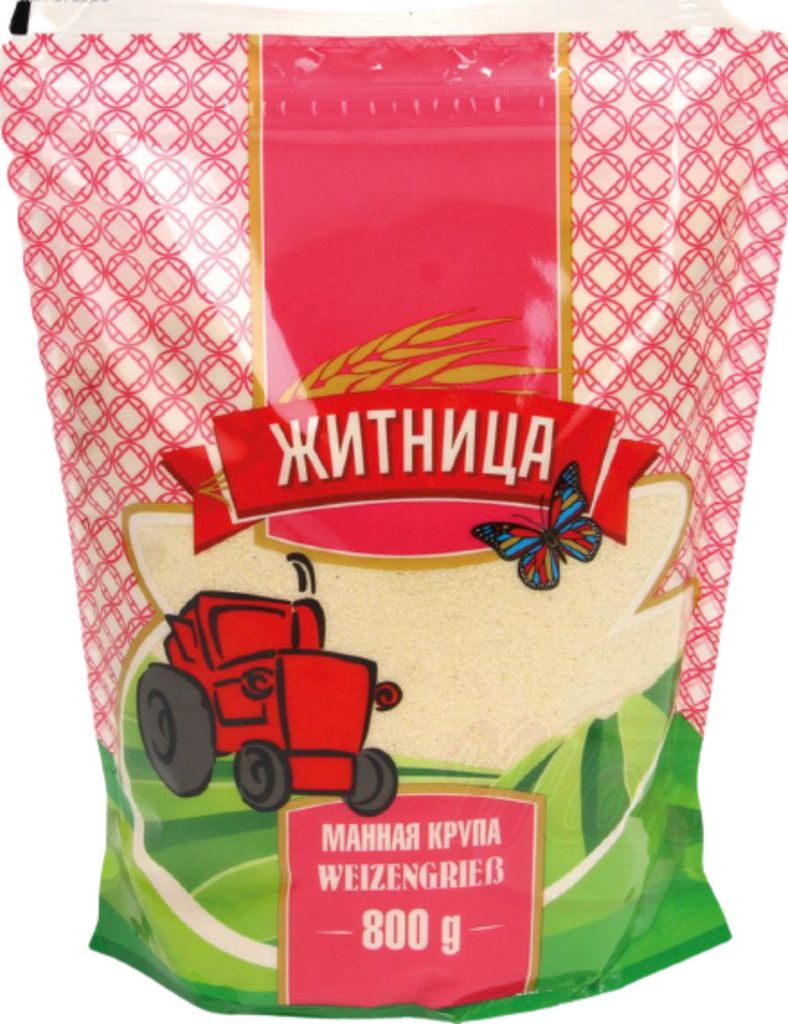 Weizengrieß Zhitniza 800g Манная крупа Produktbild 