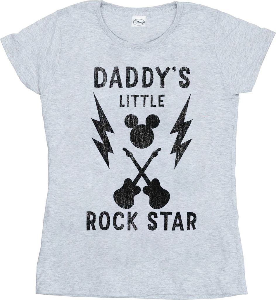 Disney - "Daddy's Rock Star" T-Shirt für Damen BI31572 (XL) (Grau)